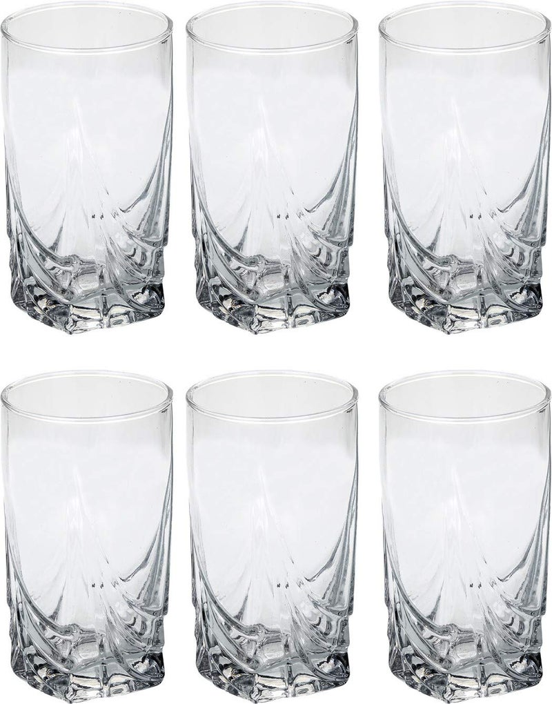 Afast Designer Jug Set of 1 with Stylish Glasses for Serving Water Juice Cold Drinks and Other Drinking Bavrage Glass 220 Ml Jug 1800 Ml Color Transparent Clear - Image 2