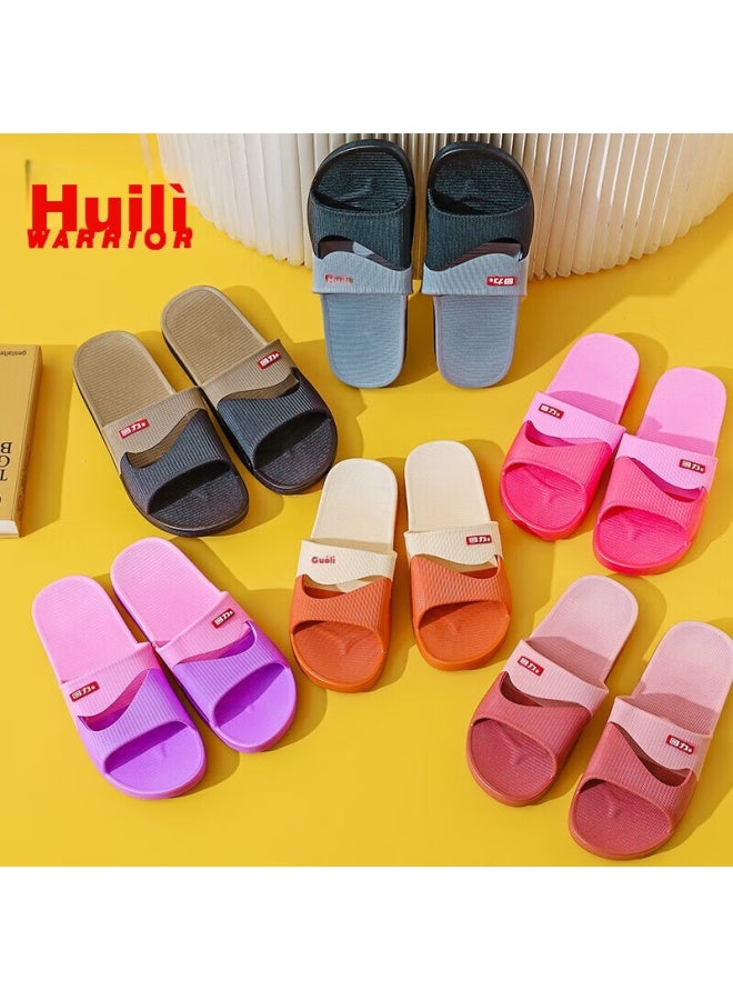 Pull Back Warrior Slippers For Couples، للاستخدام الداخلي والخارجي، صندل حمام مقاوم للبلى بنعل ناعم للرجال، Hl3630، Brown، المقاس 43 - Image 5