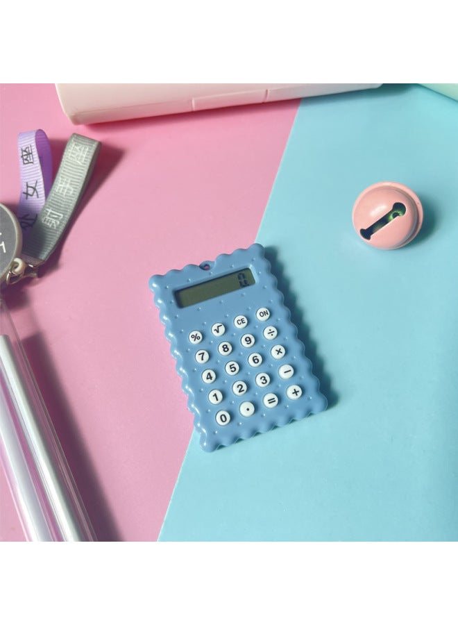 Children's Mini Calculator 8-bit Ultra-thin Portable Cookie Candy Color Computer Student Study Test Pocket