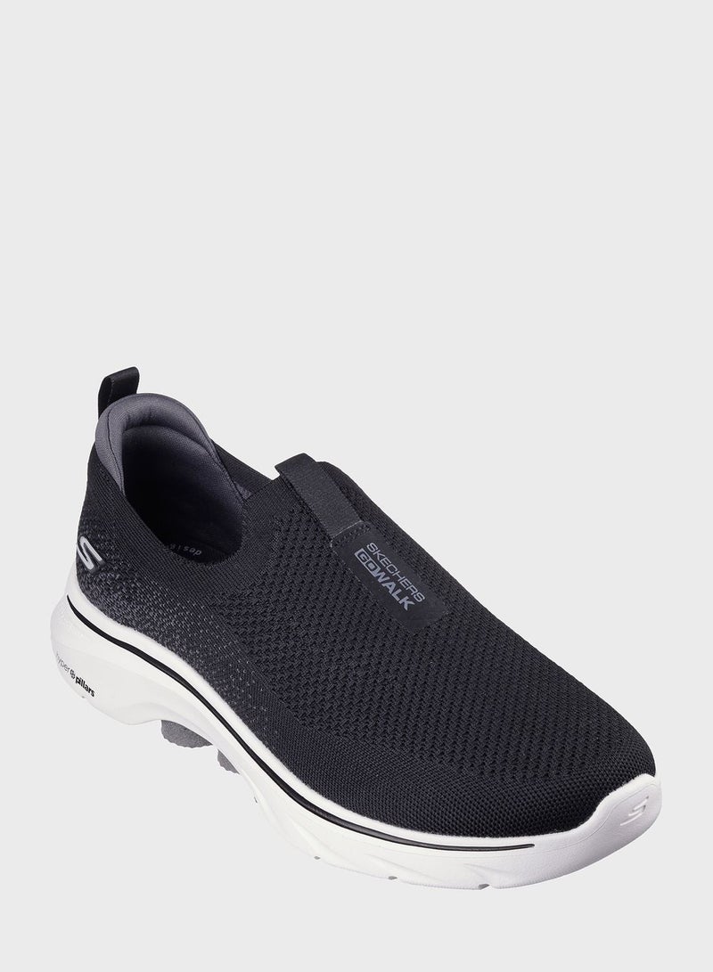 Skechers GO Walk Men's Black Slip-On Shoes - Image 3