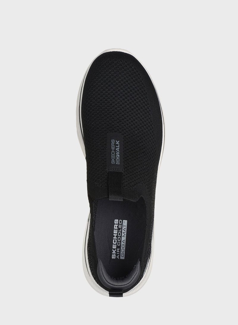 Skechers GO Walk Men's Black Slip-On Shoes - Image 4