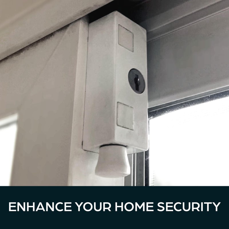 SUMMIT DOORWARE Sliding Patio Door Lock for Enhanced Home Security | Sliding Door Locks with 2 Keys | Lock for Sliding Glass Door | Door Security | Keep Your Family Safe and Secure - Image 3