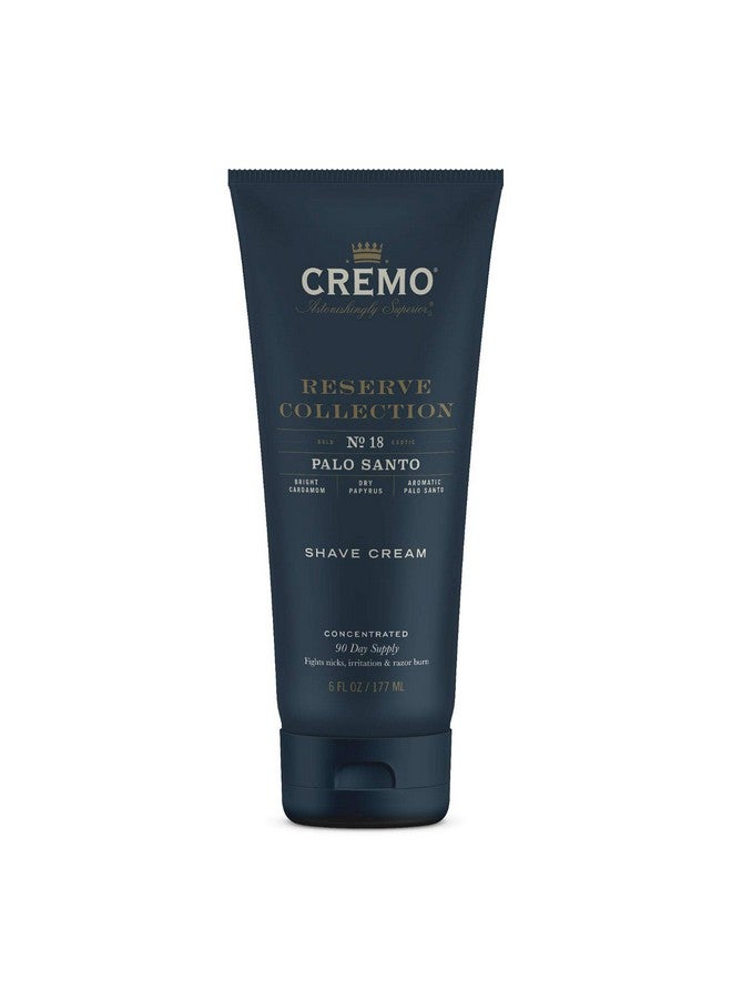 cremo Remo Palo Santo Reserve Collection Shave Cream 6 Fluid Ounce Smooth Shaving Cream Fights Razor Burn Nicks And Cuts - Image 1