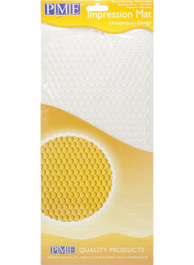 PME Impression Mat Honeycomb Design Yellow - Image 1