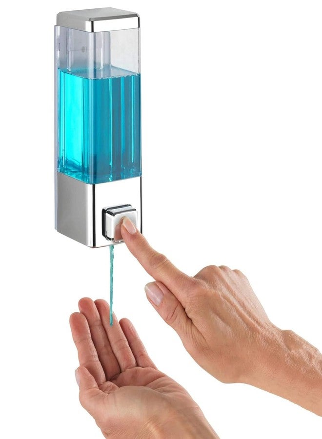 Twizzle Liquid Hand Wash Soap Dispenser for Bathroom, Kitchen, Sink Wall Mounted Plastic ABS 400 ML- (Pack of 1) - Image 3