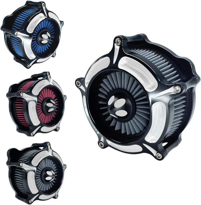 QASULER Motorcycle Air Filter for Harley Models - Image 2