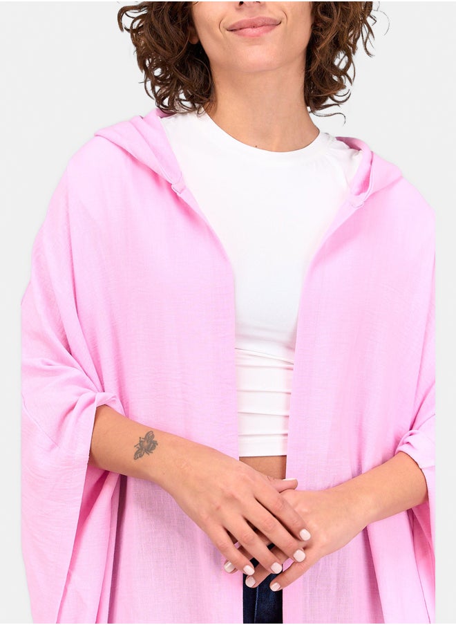 Clue Hooded One Size Kimono  - Image 4