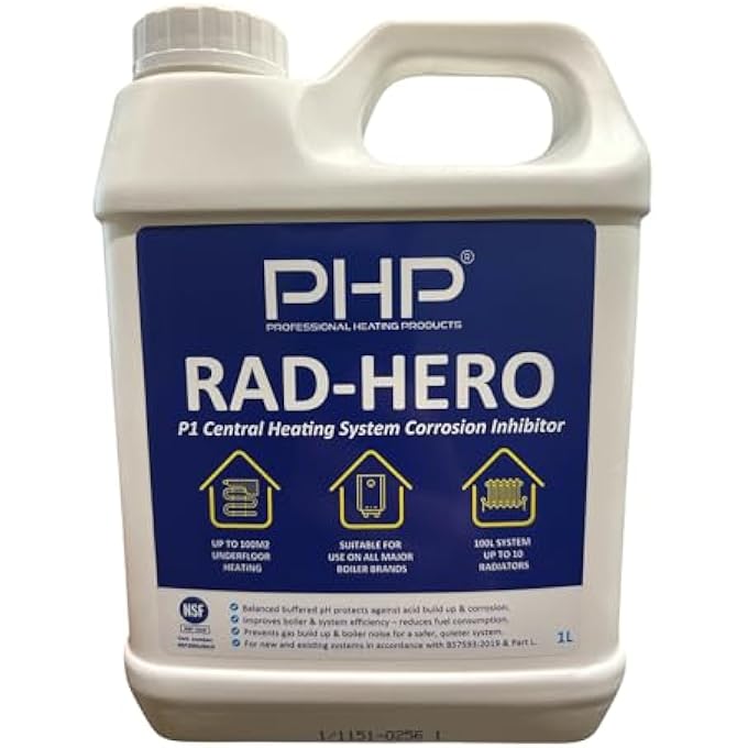 RADHERO P1 UNDERFLOOR & CENTRAL HEATING SYSTEM CORROSION INHIBITOR 1L - Image 1