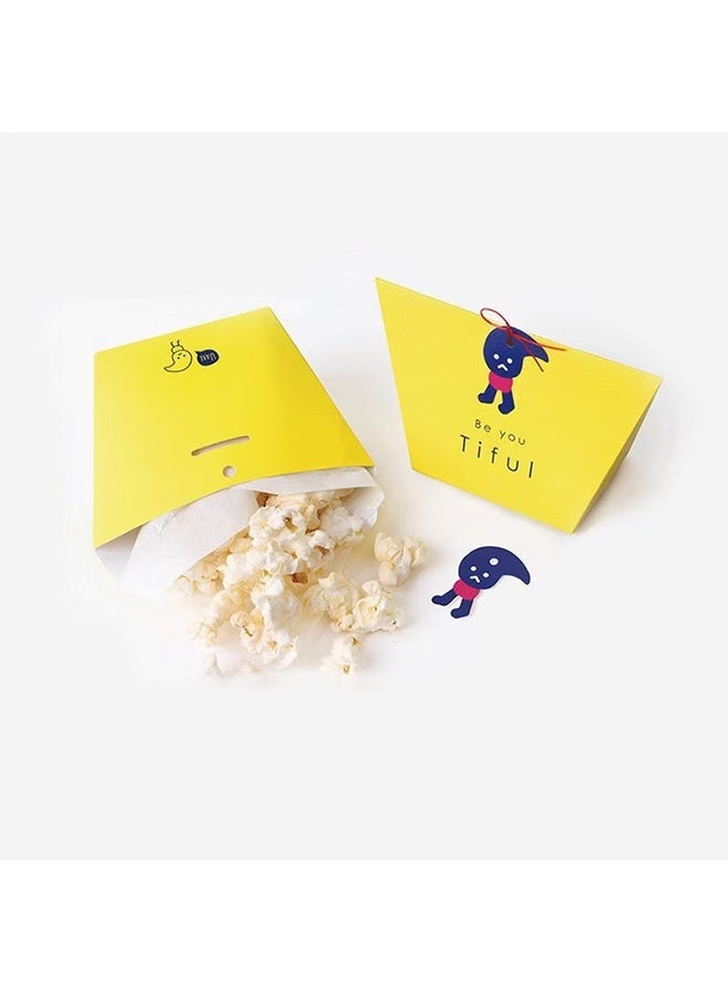 8-piece set of cute cartoon candy gift boxes, mini foldable paper boxes, perfect as small gifts for Ramadan, Eid al-Fitr, and birthday parties, and as gift boxes for children’s chocolate treats - Image 4