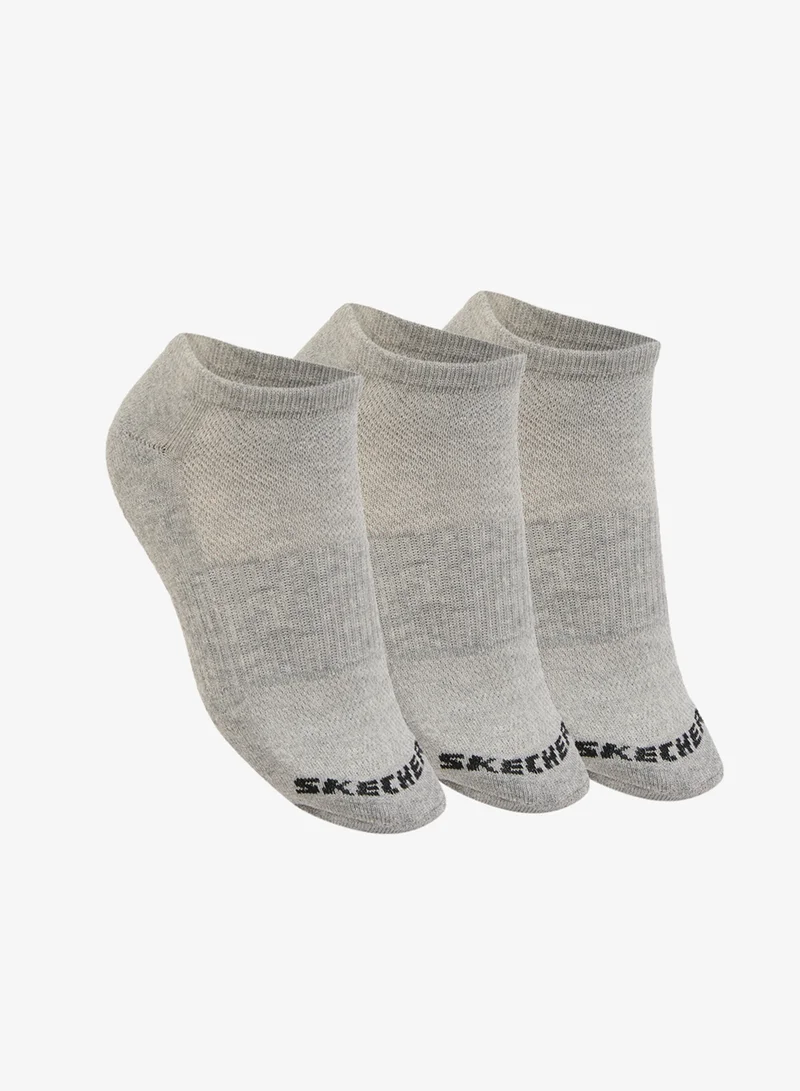 3 Pack Terry No Show Socks
