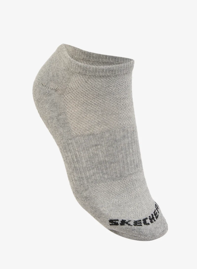 SKECHERS  3 Pack Terry No Show Socks for Women | Best Price UAE