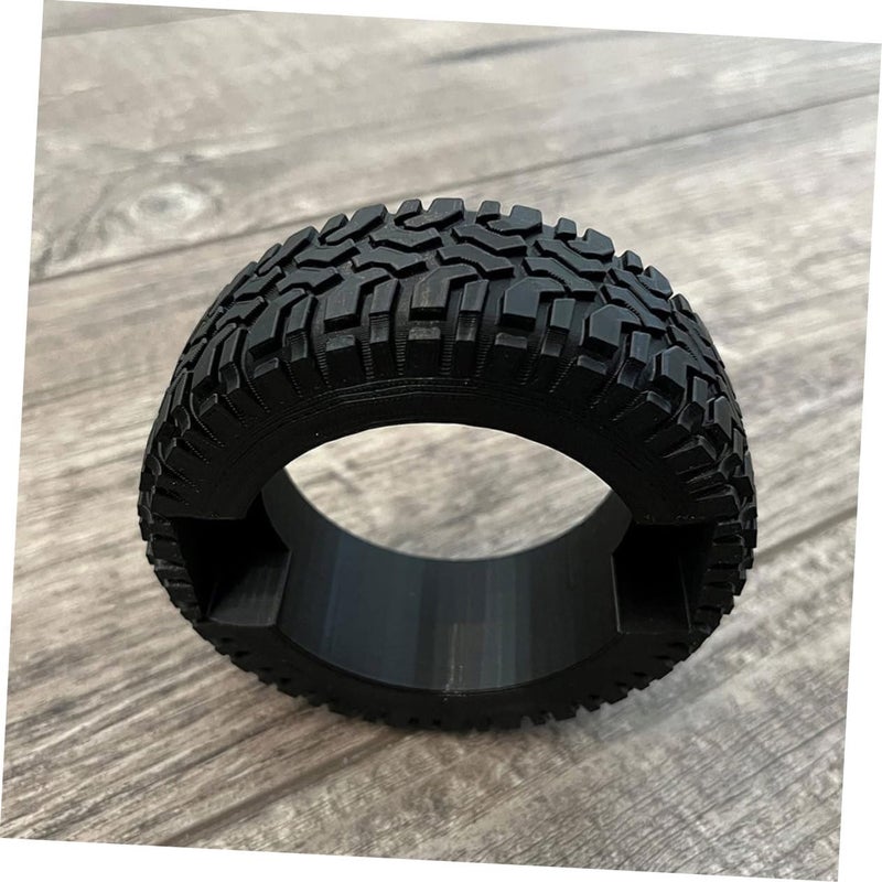 Creative Tire Shaped Business Card Holder Desk Organizer Stylish Office Table Decoration - Image 5