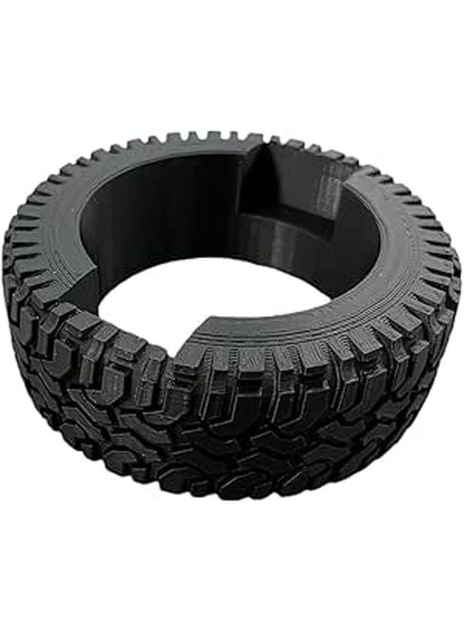 Creative Tire Shaped Business Card Holder Desk Organizer Stylish Office Table Decoration - Image 1