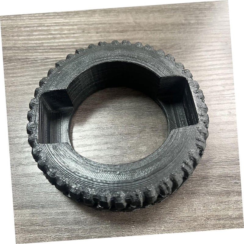 Creative Tire Shaped Business Card Holder Desk Organizer Stylish Office Table Decoration - Image 4