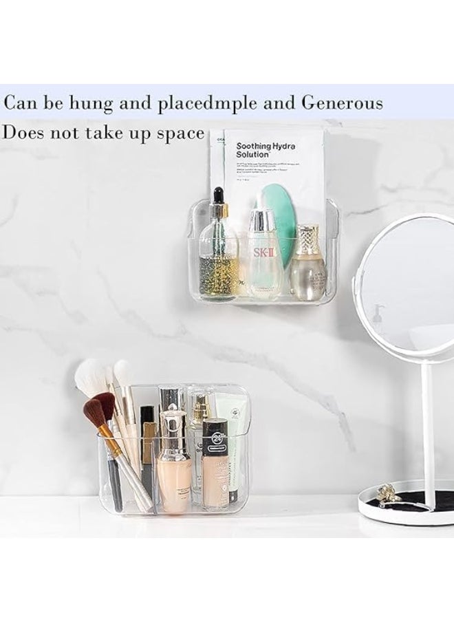 Horoof Home Horoof Home® Clear Acrylic Adhesive Wall-Mounted Storage Organizer  - Image 3