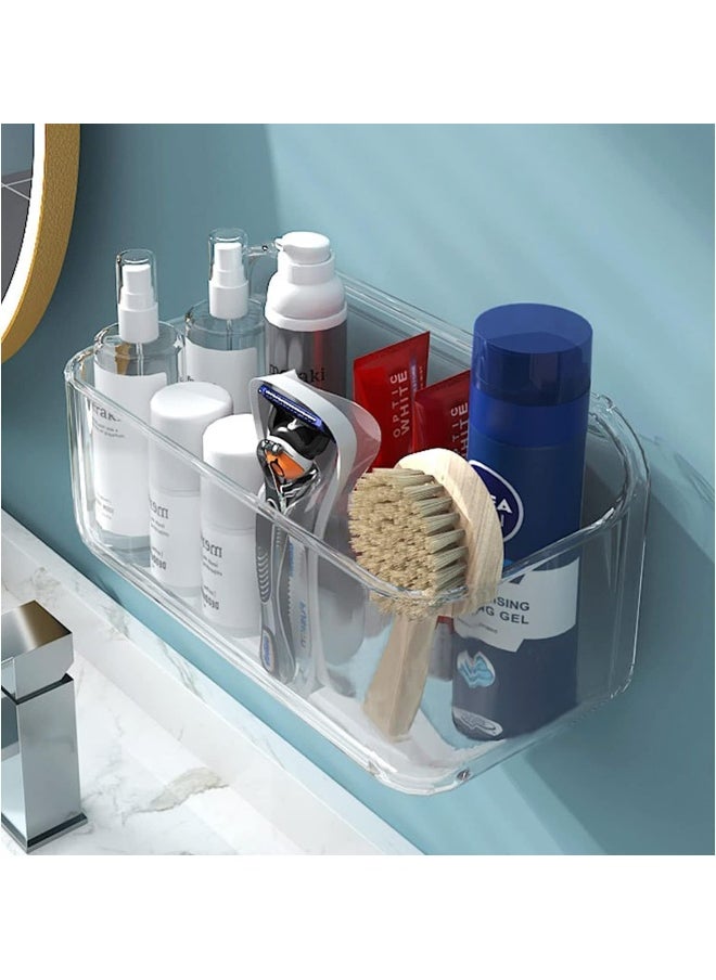 Horoof Home Horoof Home® Clear Acrylic Adhesive Wall-Mounted Storage Organizer  - Image 1