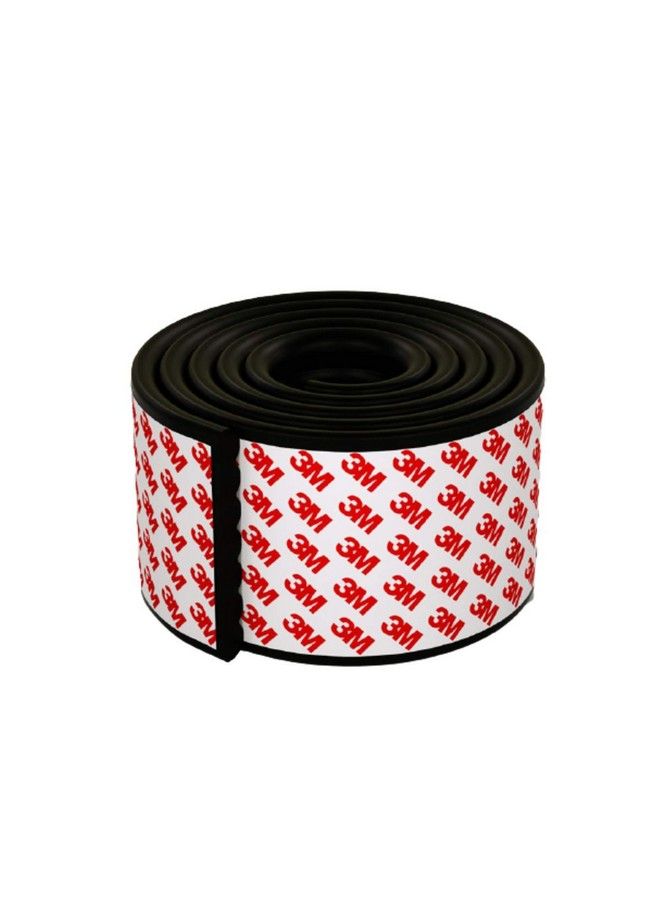 pepplo Baby Proofing Edge Corner Protector Table Bumper Guard Soft Rubber Foam Guard 3M Pre Taped Extra Large Strip 6.5Ft Baby Proof Corner Guard Heavy Duty (Black) - Image 1