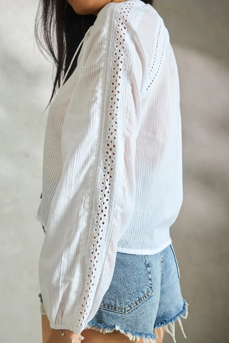 Virgio VIRGIO 100%  Cotton Blouse Top