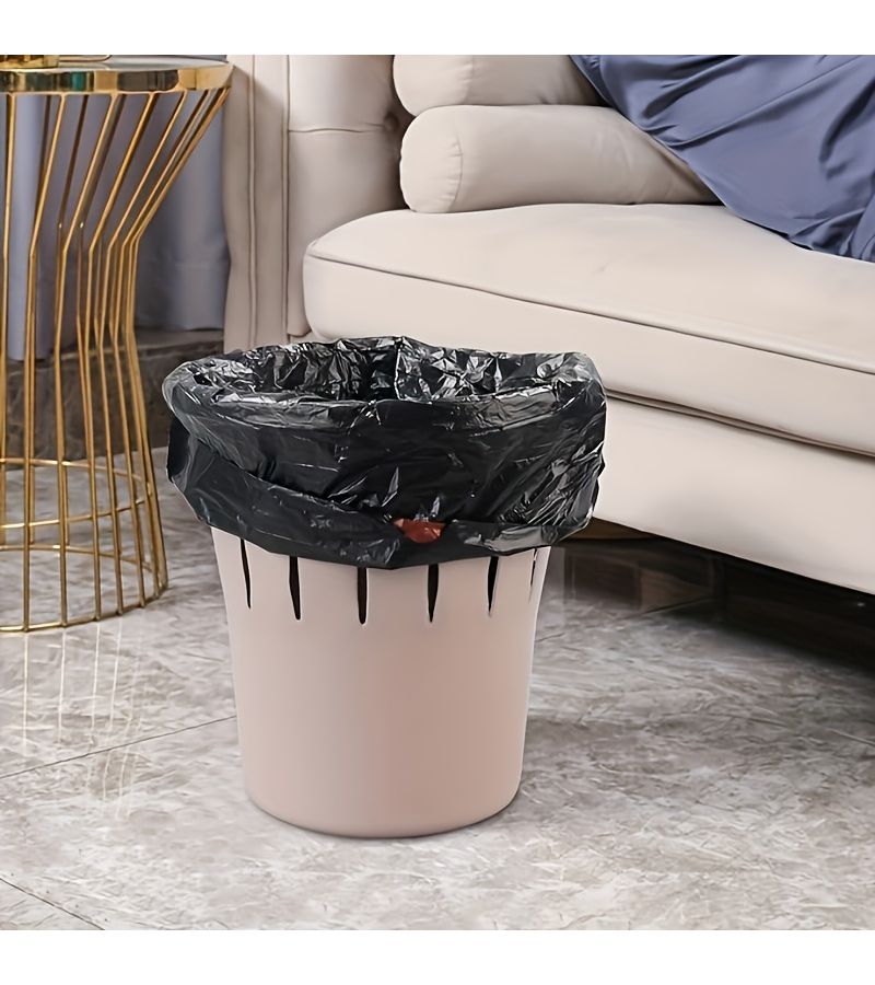 30pcs 15 Liter Drawstring Garbage Bags for Home Office Trash Can Liners - Image 1