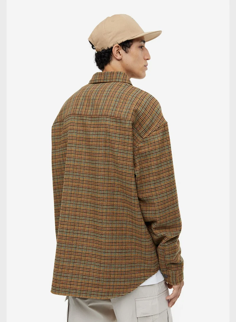 H&M Prined Relaxed Fit Shirt