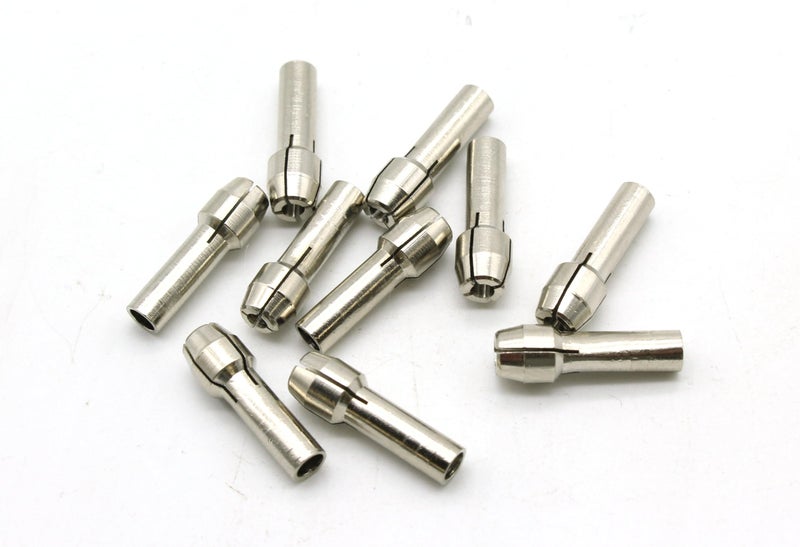 TEMO مجموعة رؤوس تثبيت أداة دوارة متينة لامعة من TEMO مقاس 3/32 بوصة رقم 481 لأدوات دوارة من Dremel - Image 2