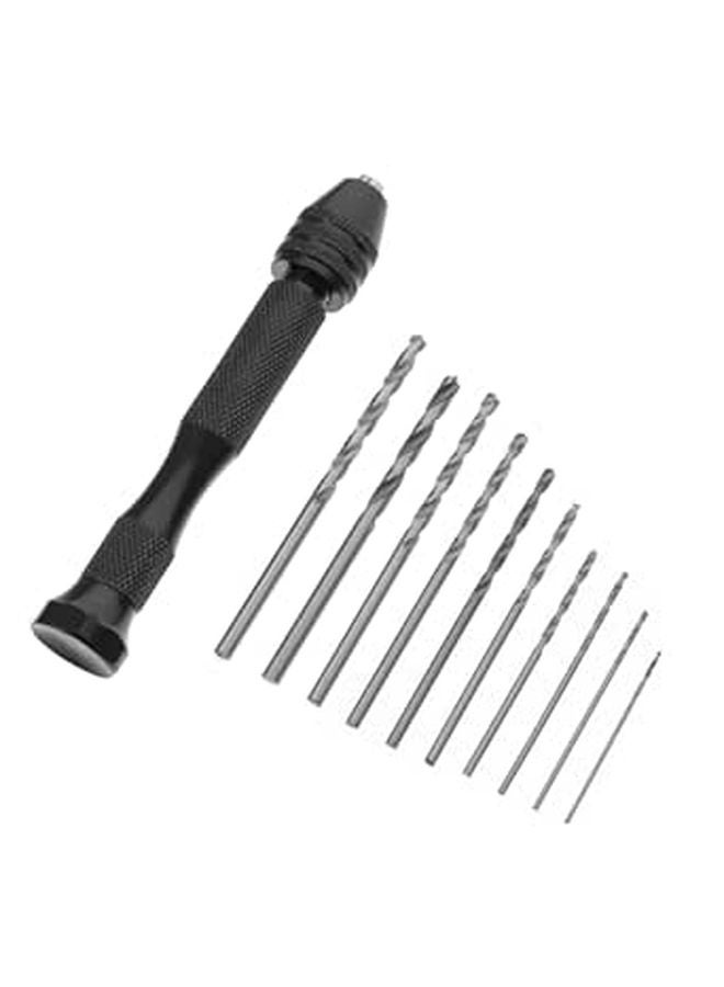 Hand Drill Bit Set 33Pcs Compact Rotary Tool for Jewelry Making Woodworking Model Crafting - Image 1
