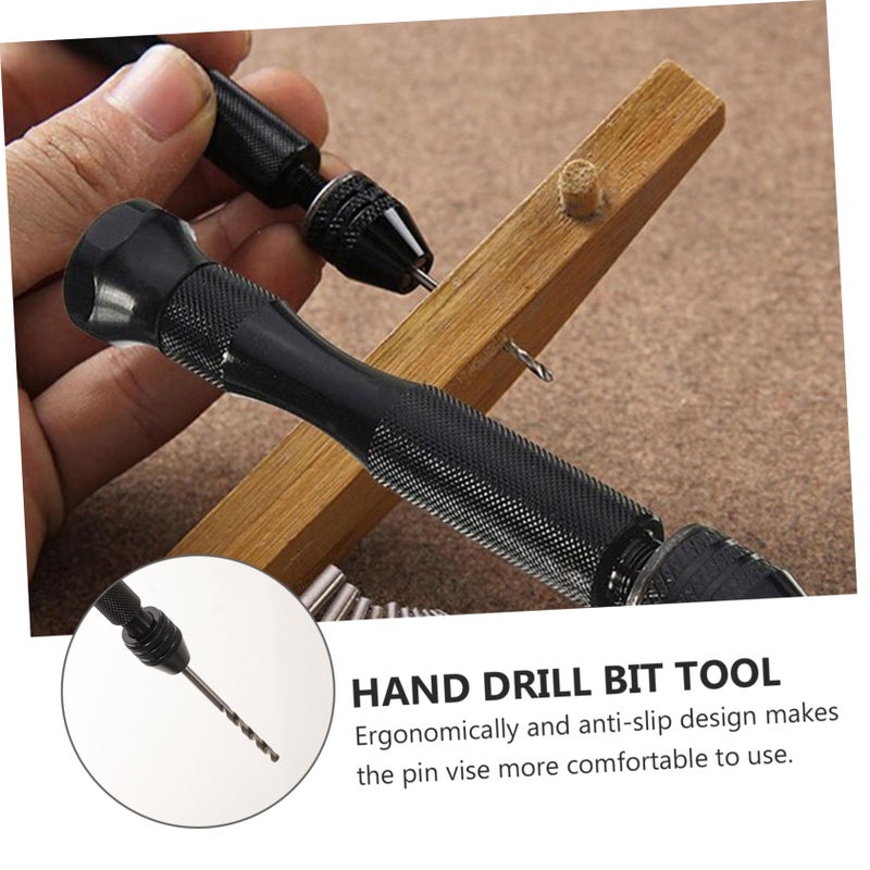 Hand Drill Bit Set 33Pcs Compact Rotary Tool for Jewelry Making Woodworking Model Crafting - Image 4