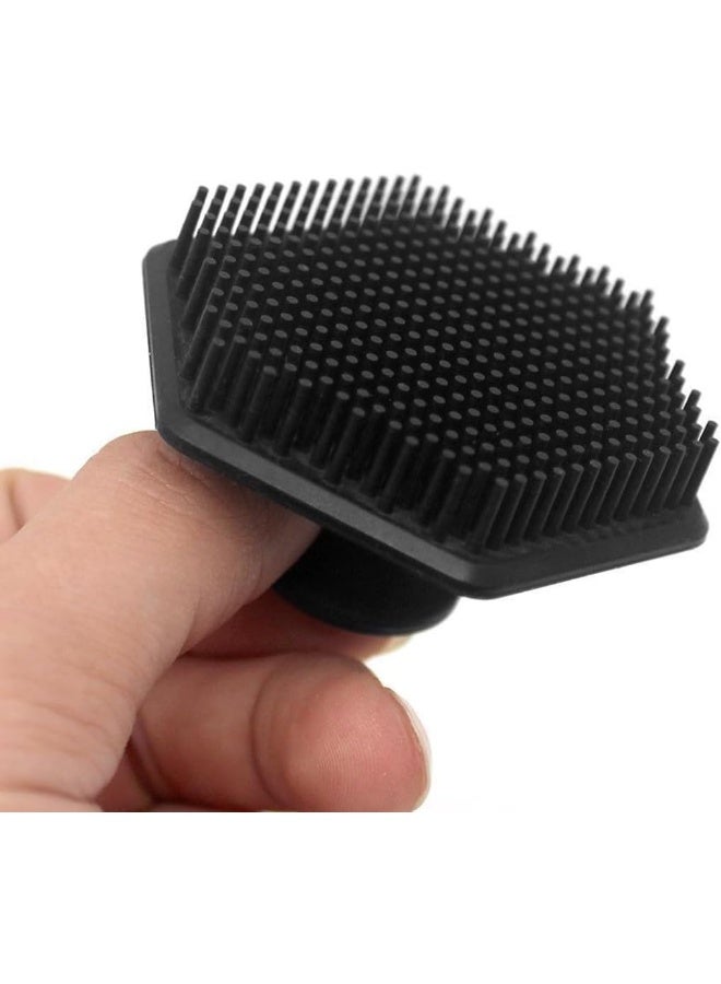 ECVV Silicone Face Scrubber for Men, Gentle Exfoliating Body Brush Massager Removes Dead & Dry Skin, Body Scrubber Beard Brush for Skin Cleansing - Image 3