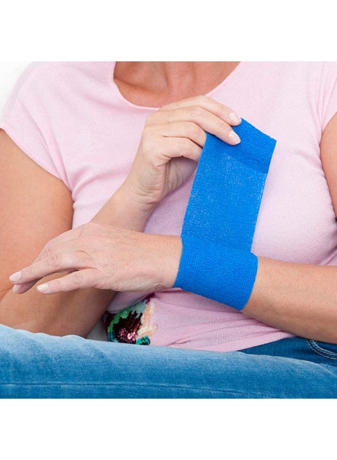 DE Rainbow Pack of Athletic Tape for Sports,Wrist,Ankle Self Adherent Cohesive Wrap Bandages 2 Inches X 5 Yards, First Aid Tape, Elastic Self Adhesive Tape (12PCS) - Image 4