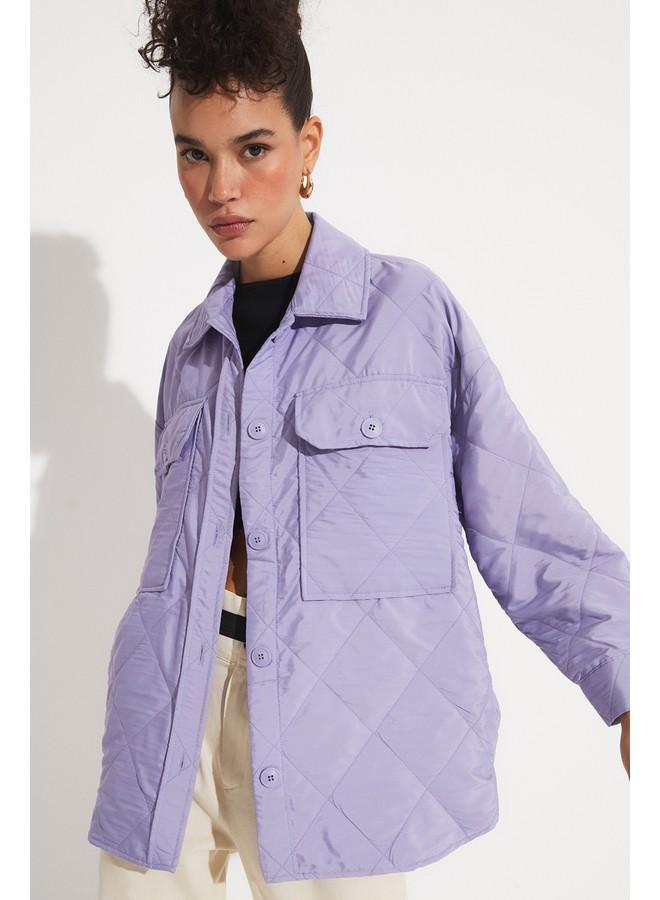 جون جاكيت مبطن حصري لشهر يونيو - بنفسجي - Image 1