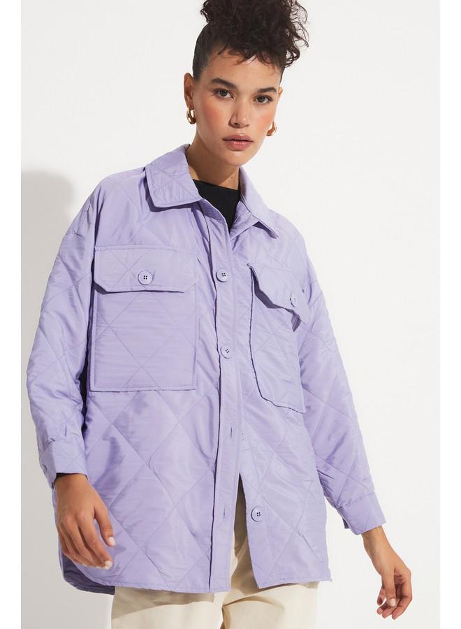 جون جاكيت مبطن حصري لشهر يونيو - بنفسجي - Image 4