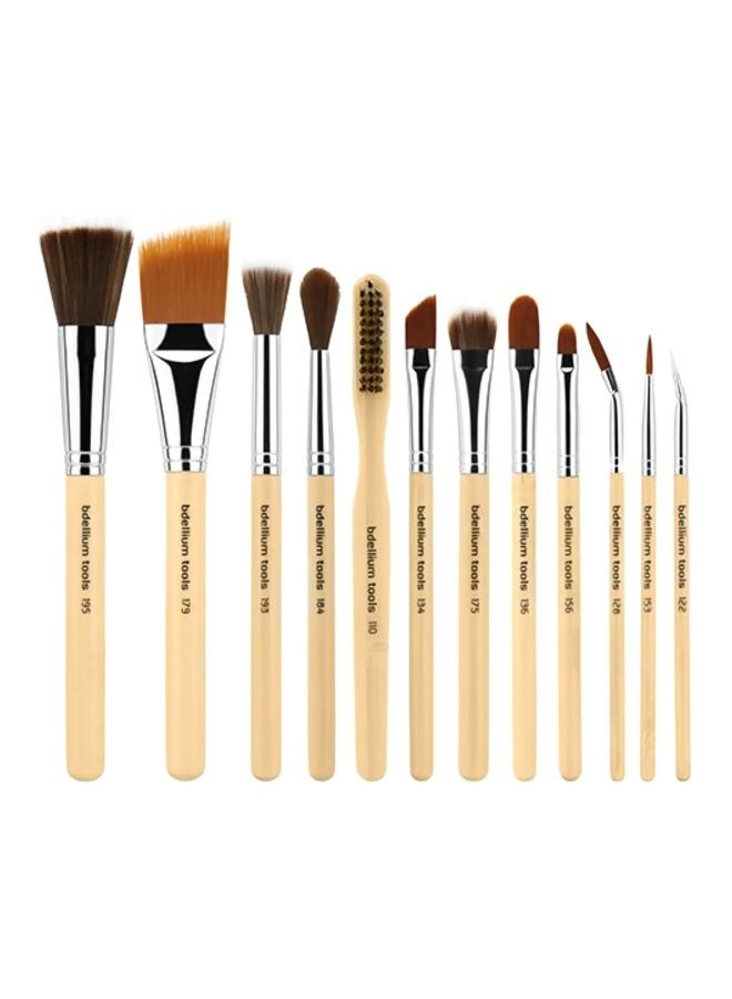 Bdellium Tools Professional Makeup Brush Special Effects SFX Series - 12 pc. Brush Set with Double Pouch (1st Collection) - Image 3