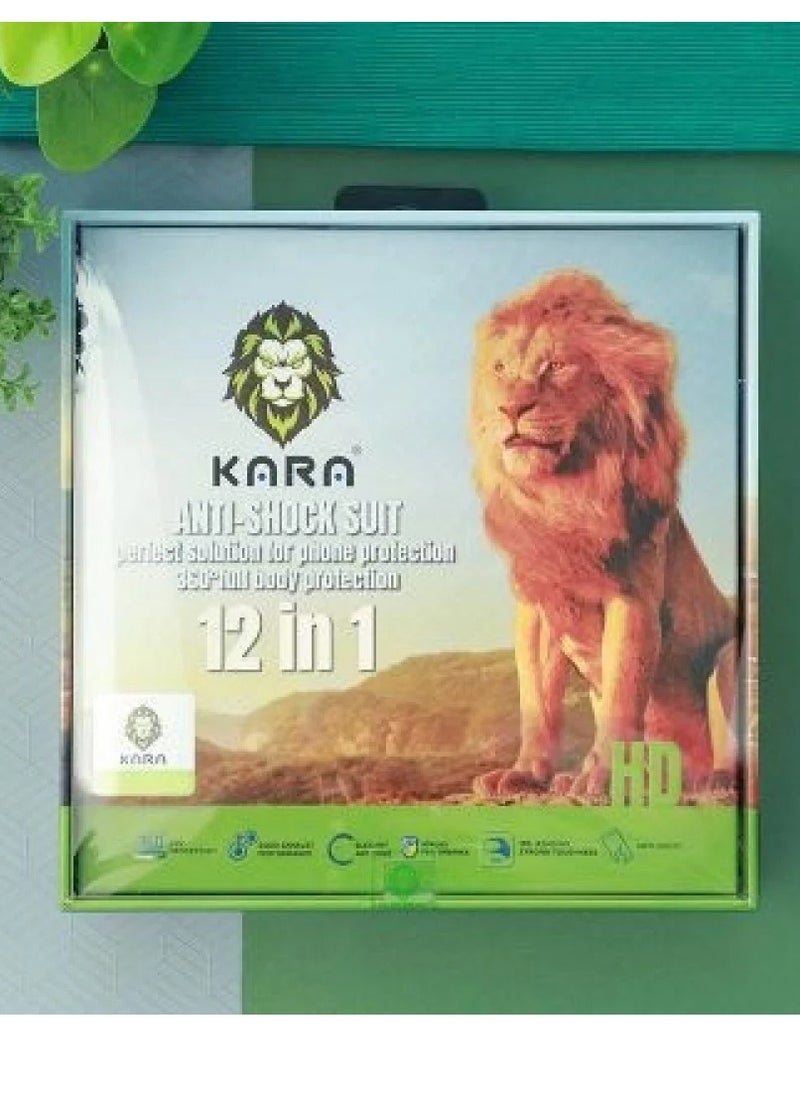 Kara - Kara 12 in 1 iPhone 12 Pro protection package - transparent, anti-fingerprint - Image 1