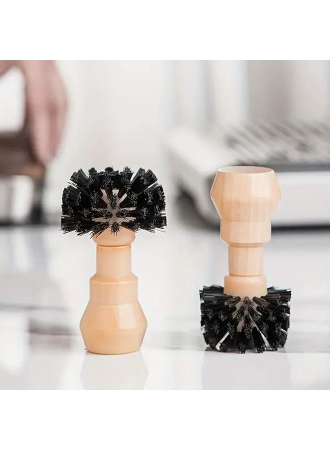 58mm Portafilter Cleaning Brush For Espresso Machine Professional Barista Tool - Image 3