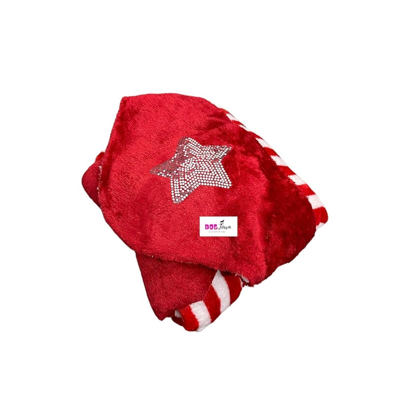 DOGTOWN Flannel Stretchable and Soft Material Hoddies for Small,Large Dogs | Red | 16 Inch - Image 3