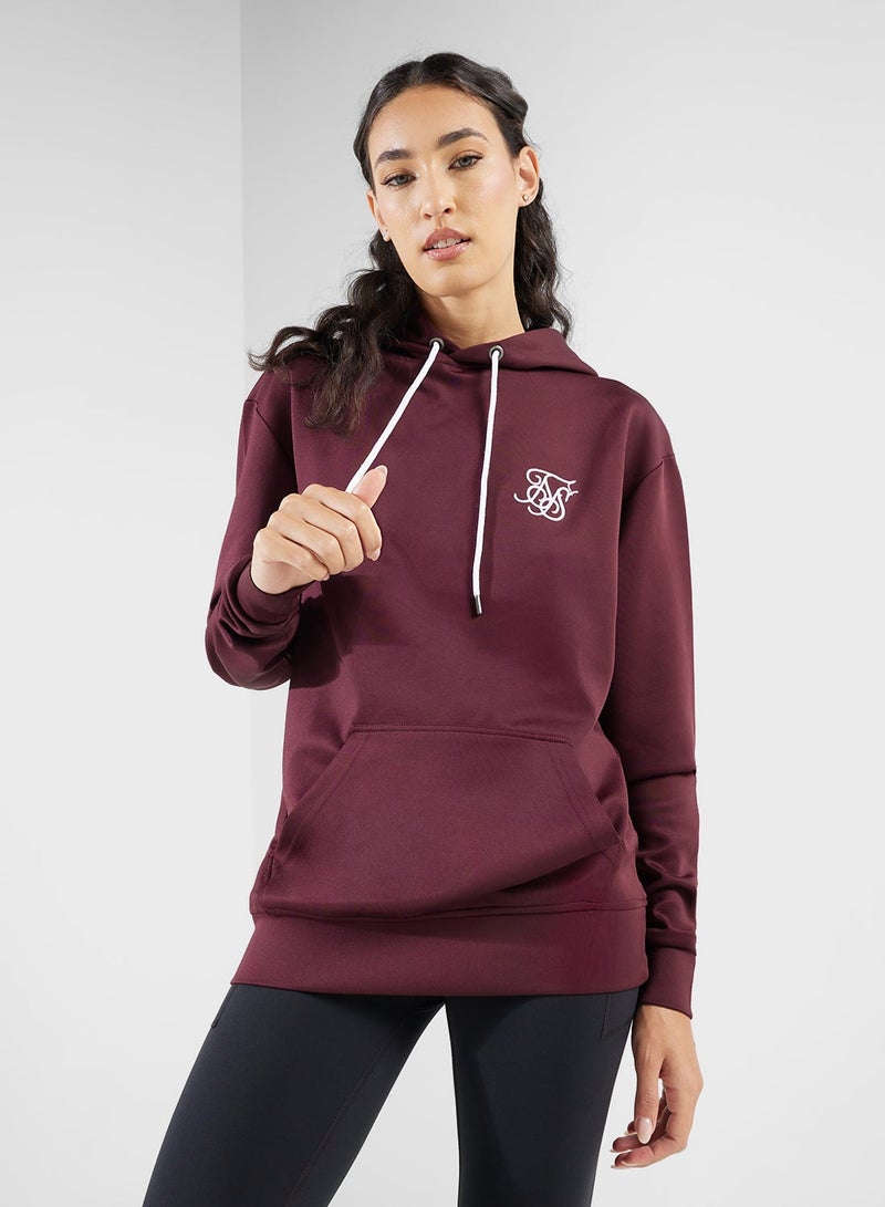 SIKSILK POLY TRICOT HOODIE - Image 1