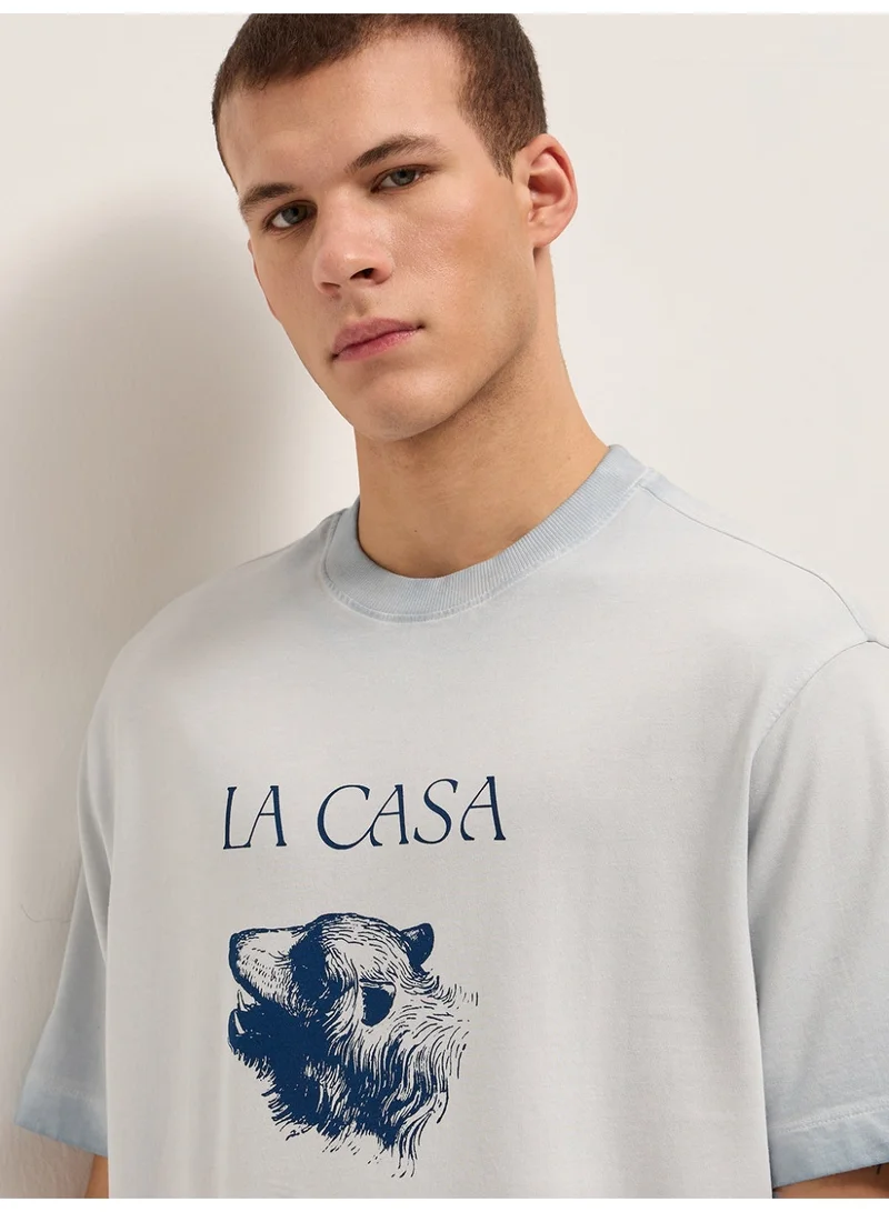 THE BEAR HOUSE  Men’s Short Sleeve T-Shirt | Casual, Comfortable & Stylish Everyday Wear | Perfect for Work, Travel, or Relaxed Outfits | Versatile All-Season Essential for Any Occasion for Men | Best Price UAE