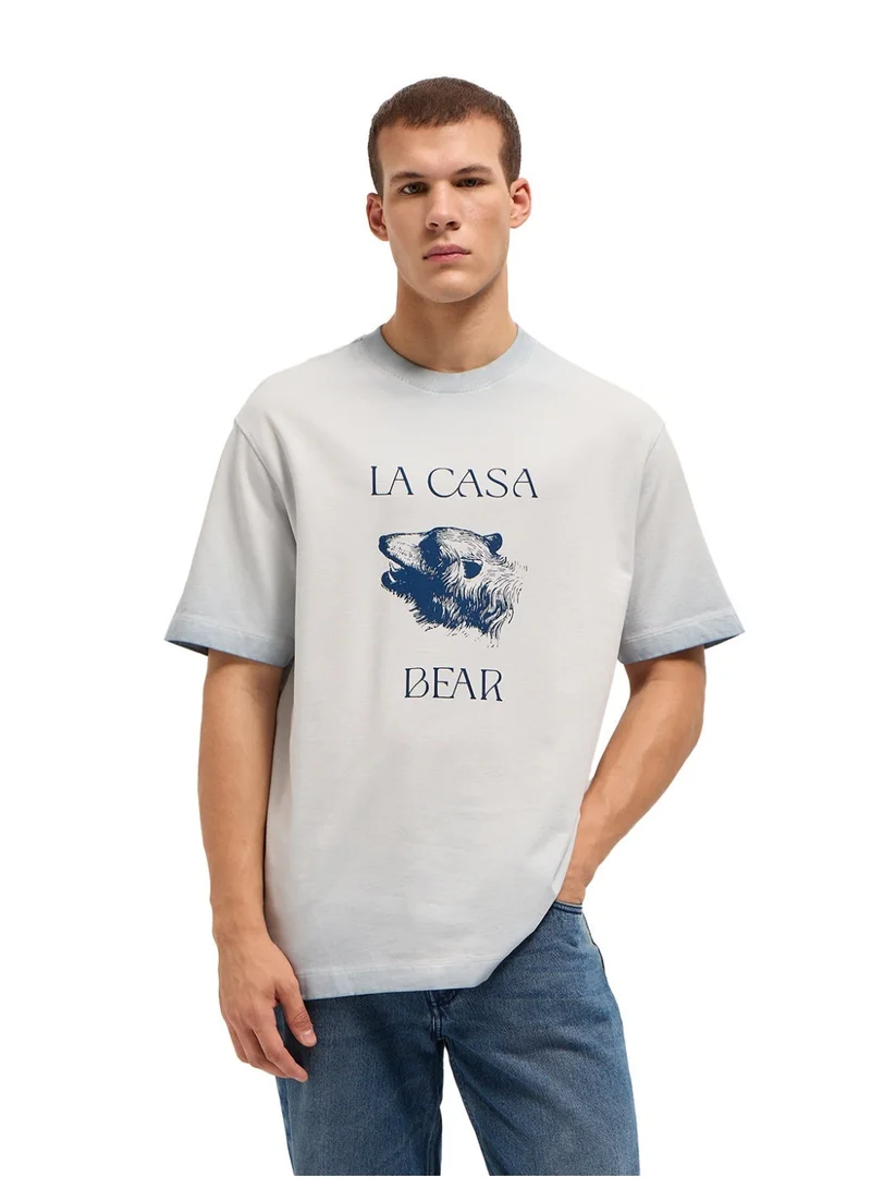 THE BEAR HOUSE  Men’s Short Sleeve T-Shirt | Casual, Comfortable & Stylish Everyday Wear | Perfect for Work, Travel, or Relaxed Outfits | Versatile All-Season Essential for Any Occasion for Men | Best Price UAE