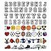 CUNUEN Letters Numbers and Sports Decoration Charms Basketball Baseball Hockey Softball Soccer Football Gift for Boys Kids Teens and Adults - Image 3