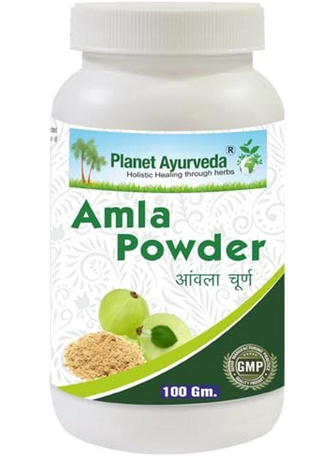 Planet Ayurveda Amla Powder - 100g, Vegetarian Powder, Indian Gooseberry, Support Immune System, Vision, Hair & Skin Health - Image 1