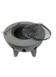 Albawadi Portable Outdoor Fire Pit BBQ Flame Grill Garden Bowl Stove  - Image 2