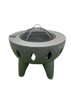 Albawadi Portable Outdoor Fire Pit BBQ Flame Grill Garden Bowl Stove  - Image 3