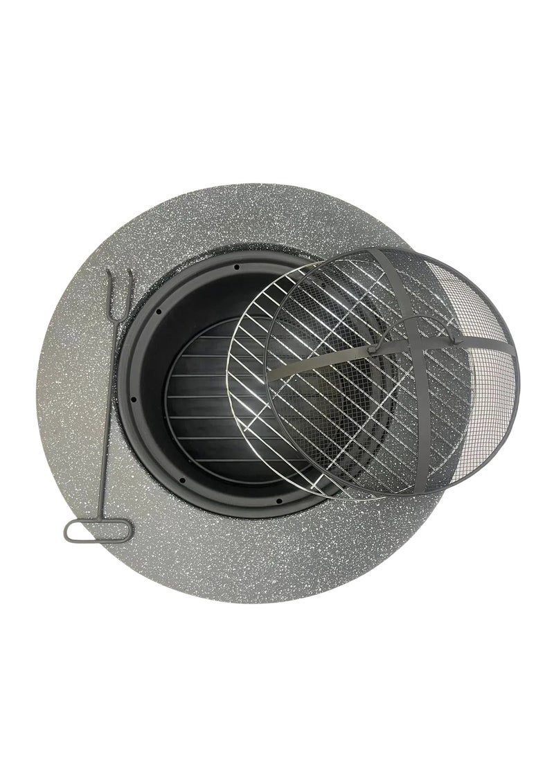 Albawadi Portable Outdoor Fire Pit BBQ Flame Grill Garden Bowl Stove  - Image 4