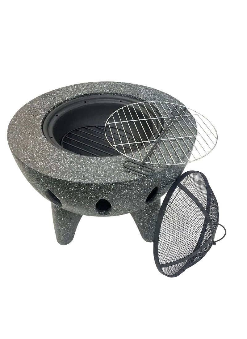 Albawadi Portable Outdoor Fire Pit BBQ Flame Grill Garden Bowl Stove  - Image 5