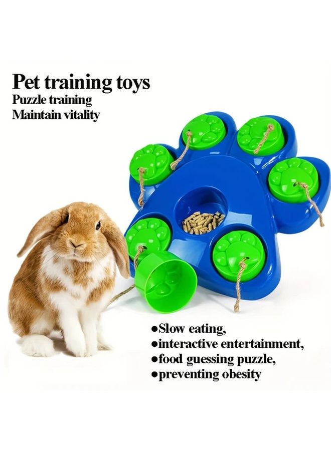 Blue Interactive Pet Food Puzzle Toy For Slow Eating Fun - Image 5