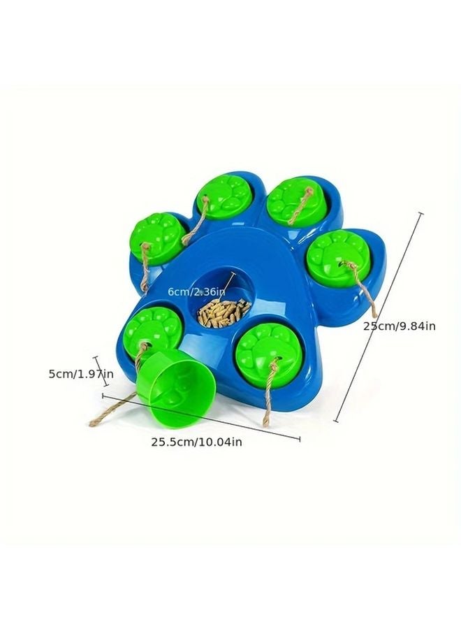 Blue Interactive Pet Food Puzzle Toy For Slow Eating Fun - Image 4
