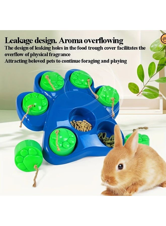 Blue Interactive Pet Food Puzzle Toy For Slow Eating Fun - Image 3