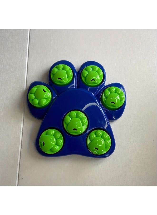 Blue Interactive Pet Food Puzzle Toy For Slow Eating Fun - Image 1