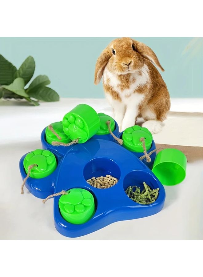 Blue Interactive Pet Food Puzzle Toy For Slow Eating Fun - Image 2