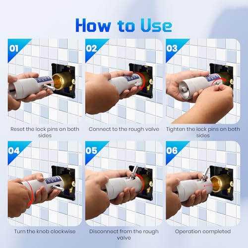 Opheart Cartridge Removal Tool Compatible with Delta 1300/1400 and 13/14 Series Single Hanlde Cartridge, Shower Cartridge Removal Tool Removes for RP19804 RP46074 Faucet Cartridge, 3/16" cartridge puller - Image 5